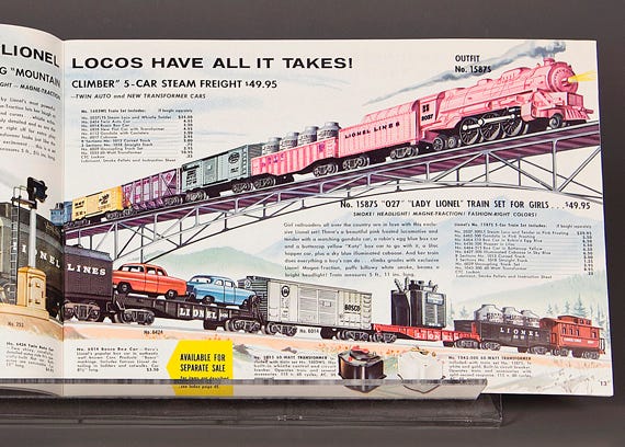 1958 lionel train set